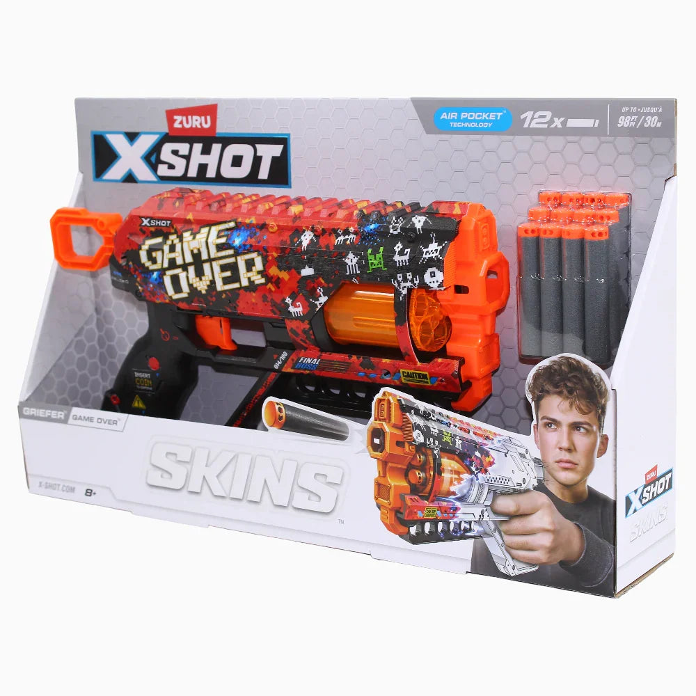 X-Shot Skins Griefer Blaster – Game Over