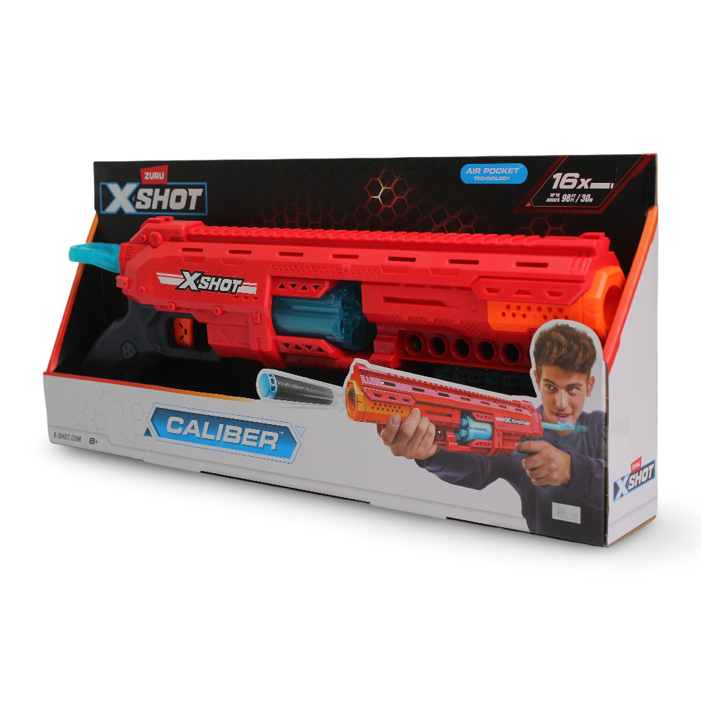 Zuru X-Shot Excel Caliber Gun - 16 Darts
