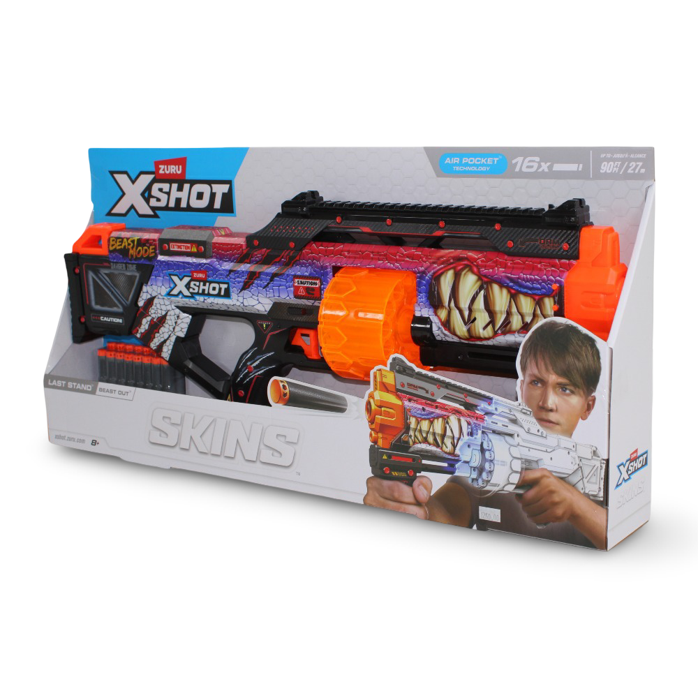 Zuru X-Shot Skins Last Stand – Specter (16 Darts) - Toys
