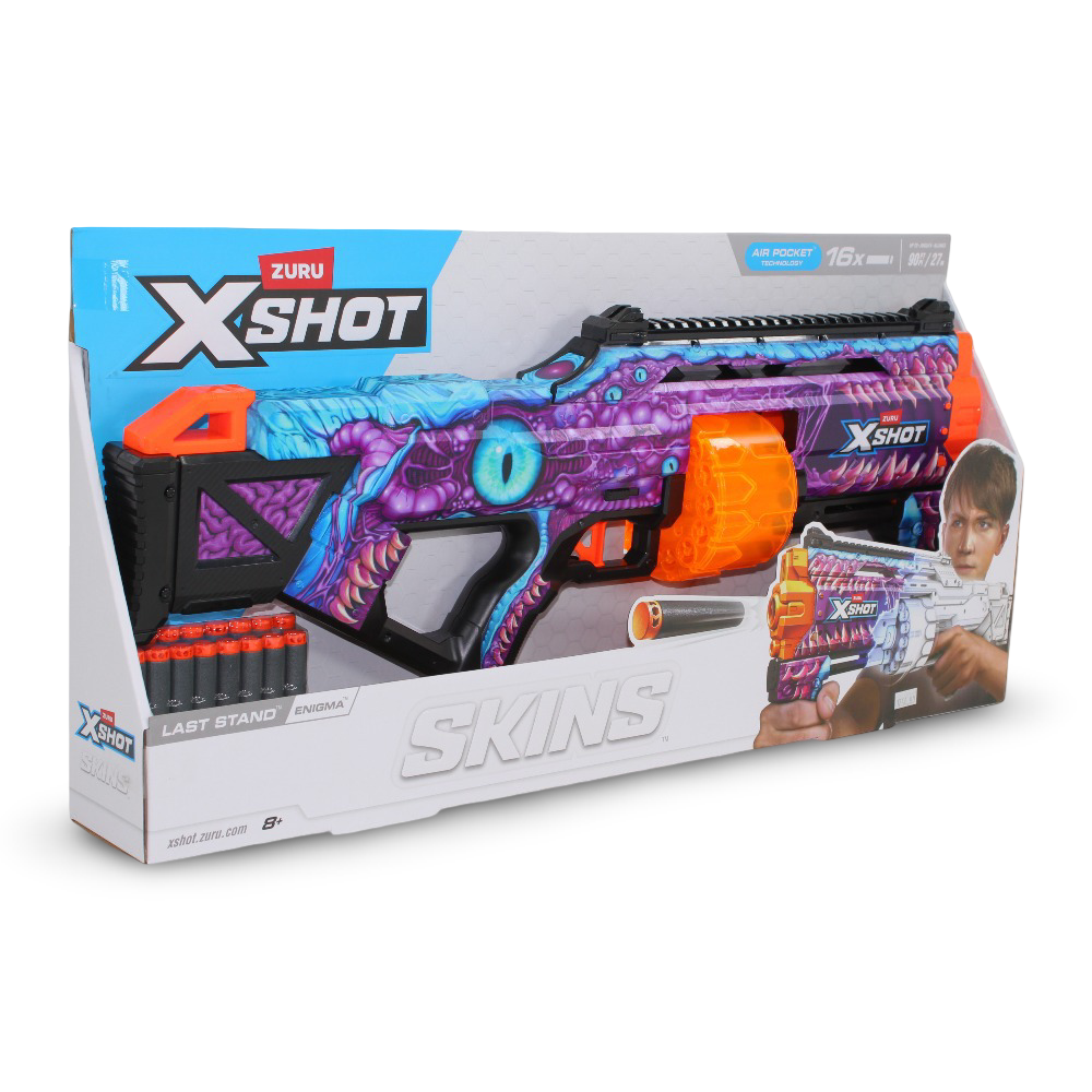 Zuru X-Shot Skins Last Stand – إنيجما (16 طلقة)
