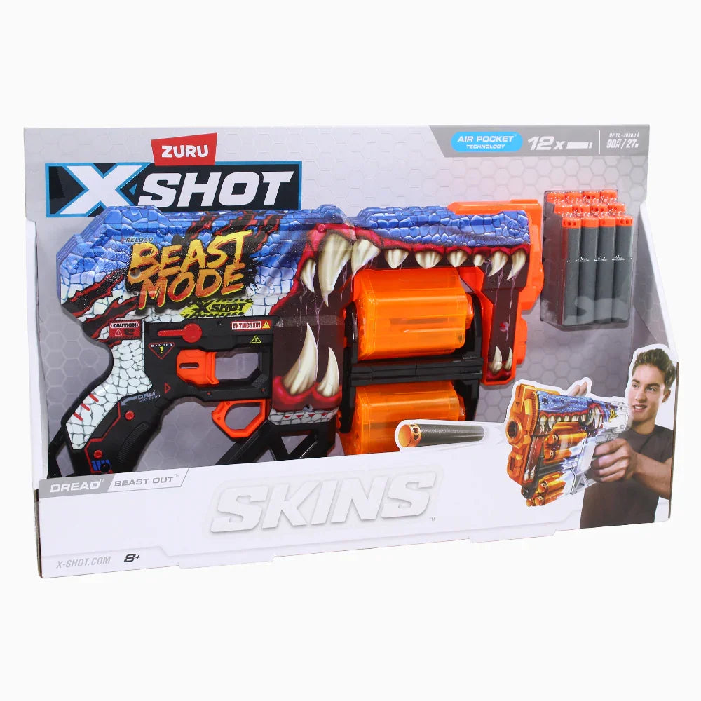X-Shot Beast Mode Dart Gun - Toys - Zuru
