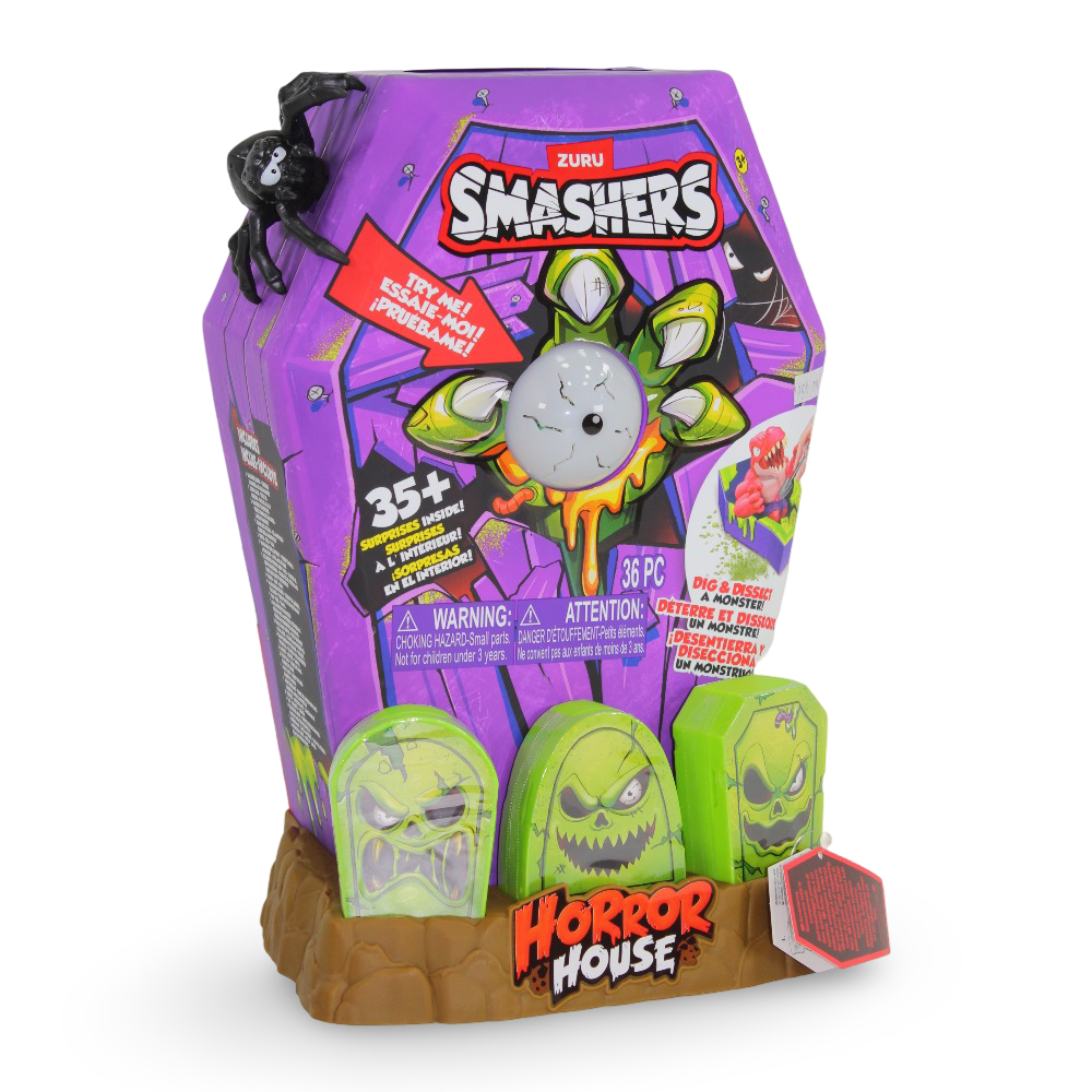 Zuru Smashers Large Horror House – 35+ Surprises – Series 1 - Toys