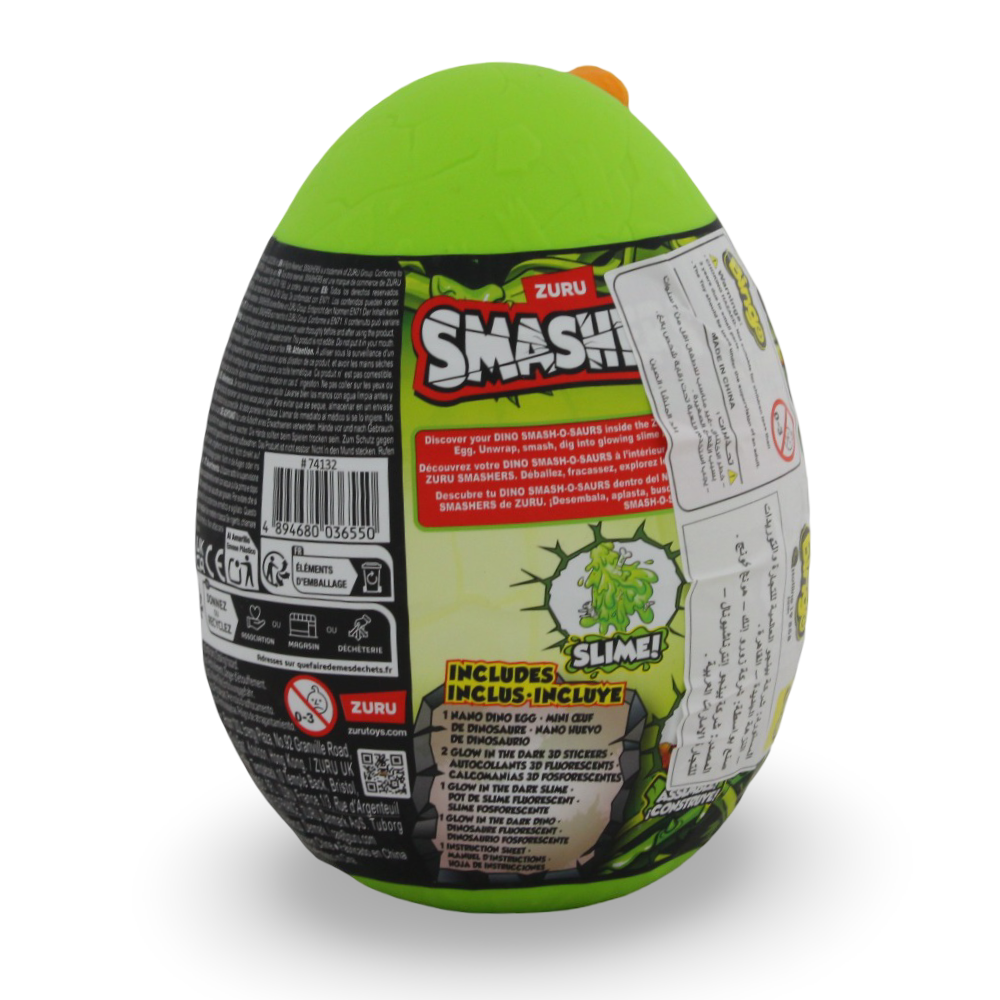 Zuru Smashers Nano Jurassic Light Up Dino Egg
