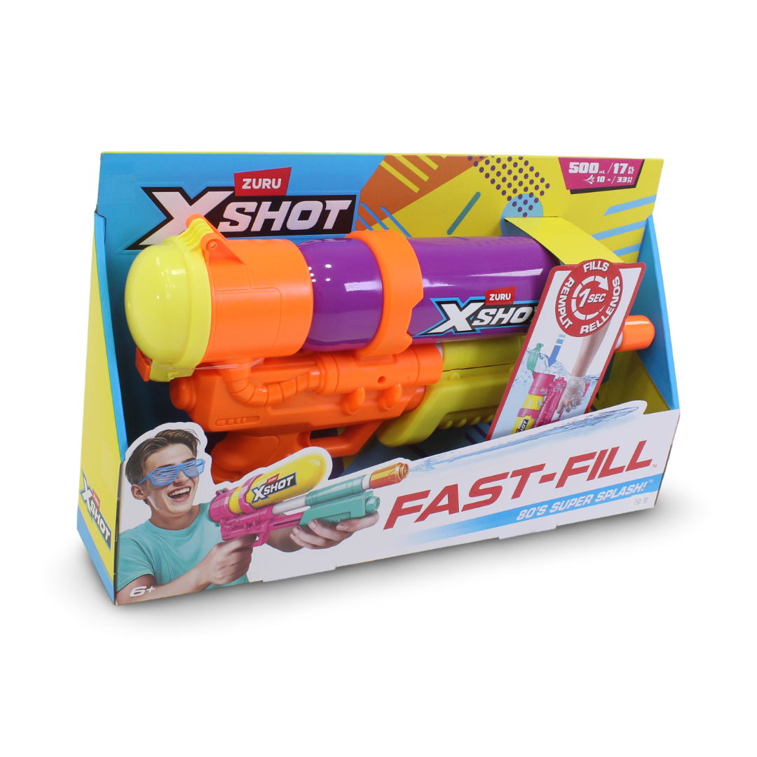Zuru X-Shot Water Fast-Fill 80s Super Splash Blaster