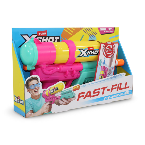 Zuru X-Shot Water Fast-Fill 80s Super Splash Blaster