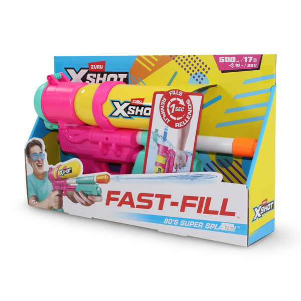 Zuru X-Shot Water Fast-Fill 80s Super Splash Blaster