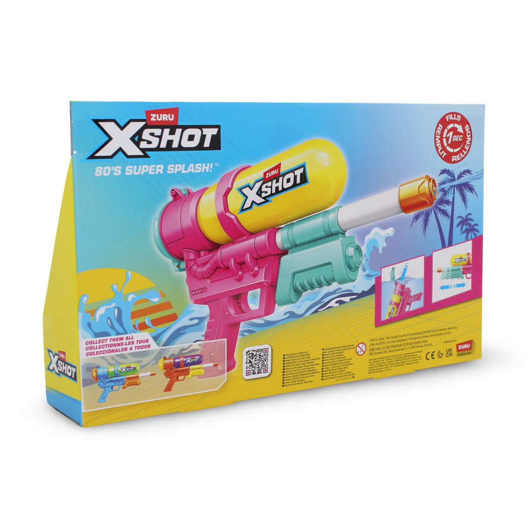 Zuru X-Shot Water Fast-Fill 80s Super Splash Blaster