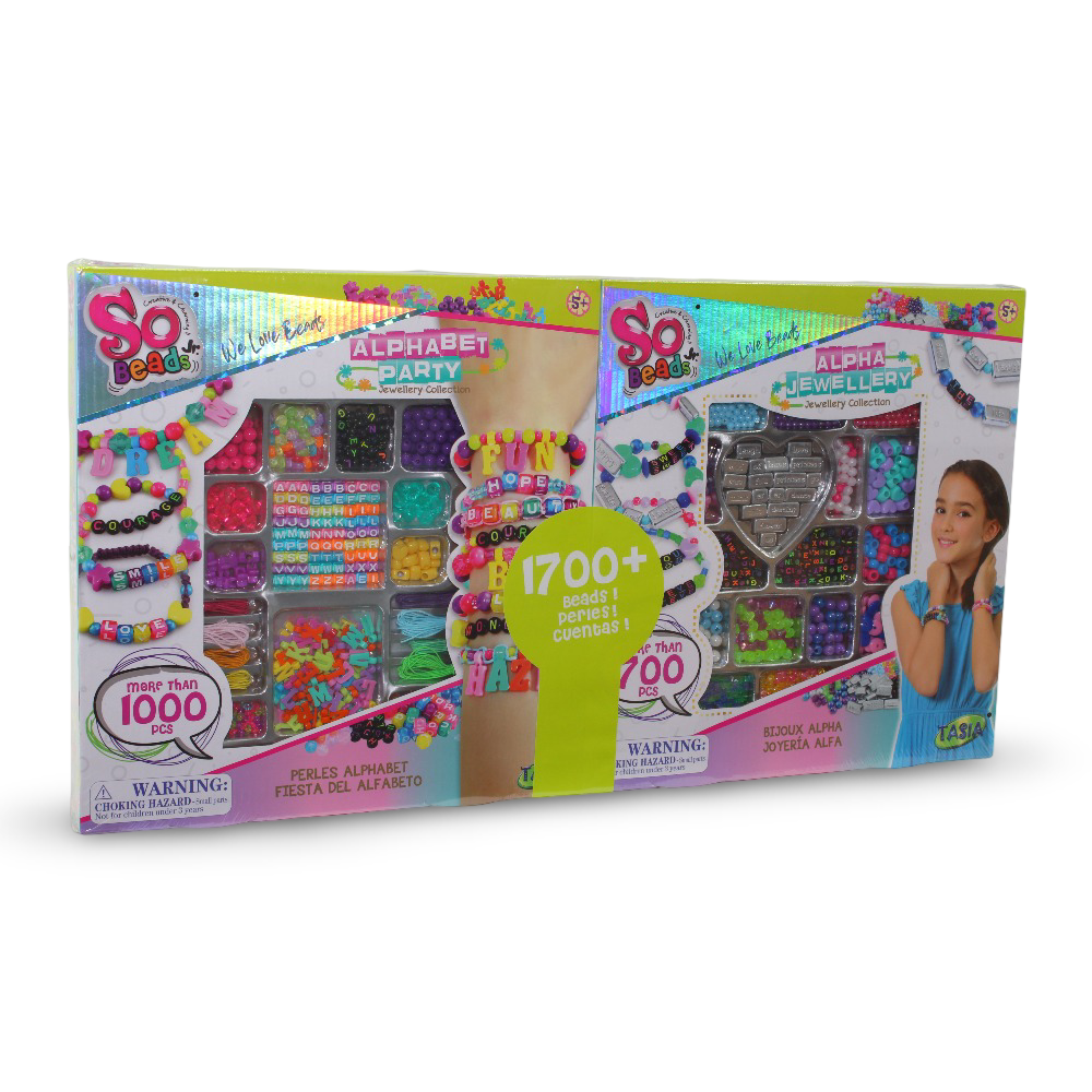 So Beads Plus Alphabet Jewellery Bundle Set