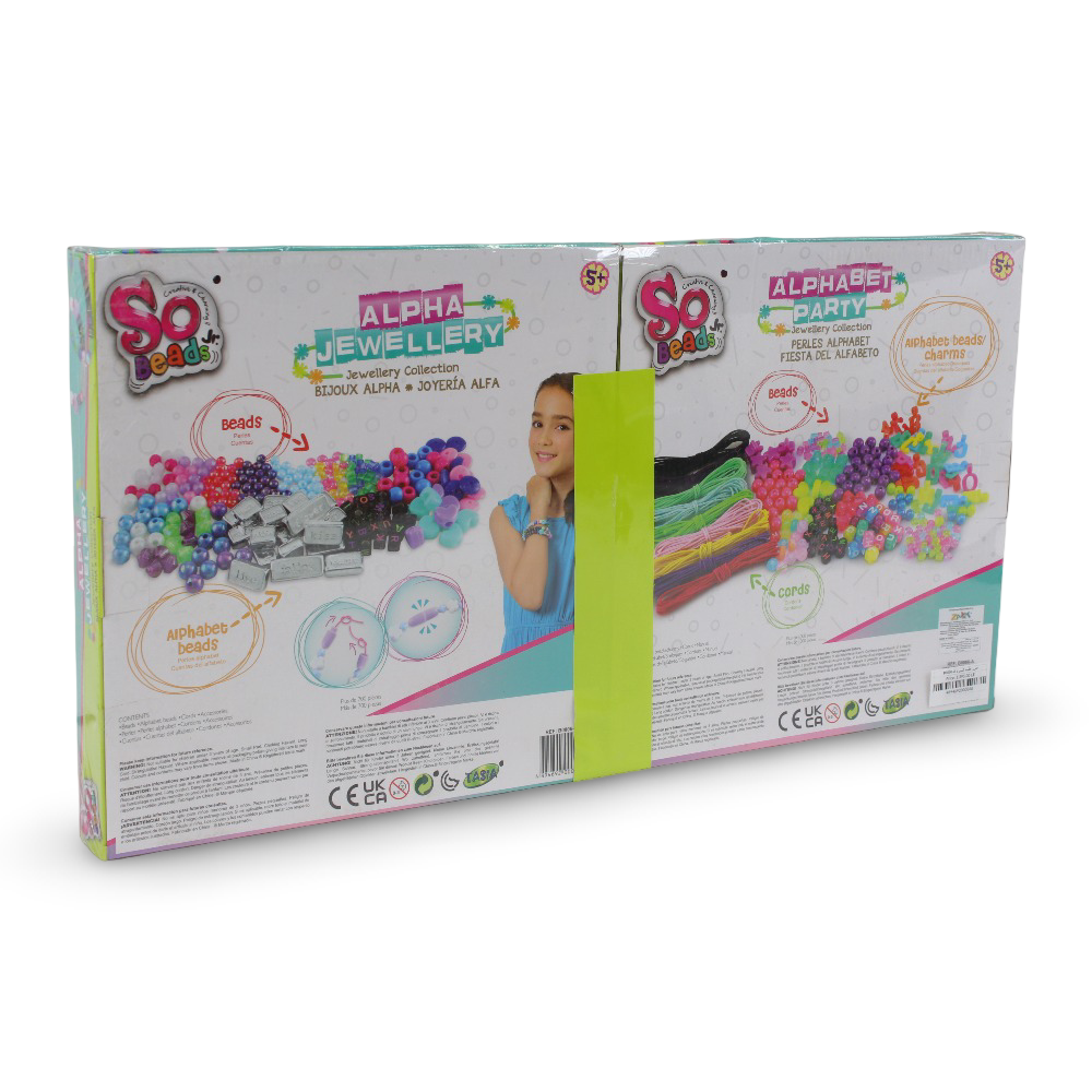 So Beads Plus Alphabet Jewellery Bundle Set