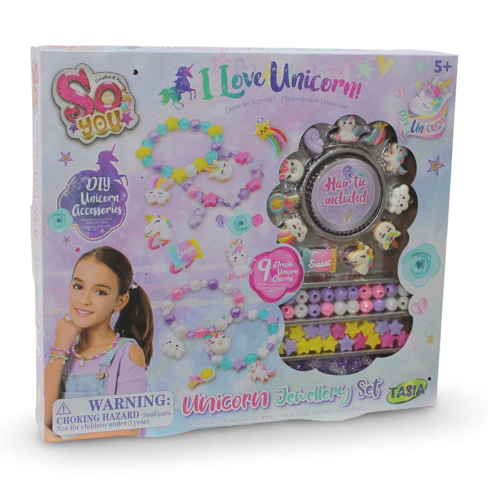 So Beads Unicorn Jewelry Making Beads Set for Girls - Toys