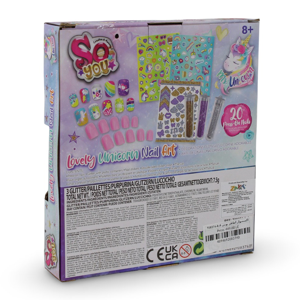So You Unicorn Nail Art Kit