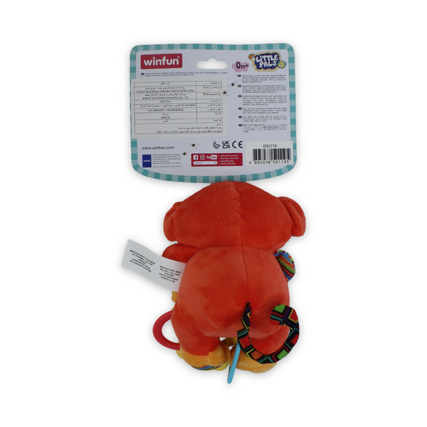 WinFun Chimp Rattle with Rings
