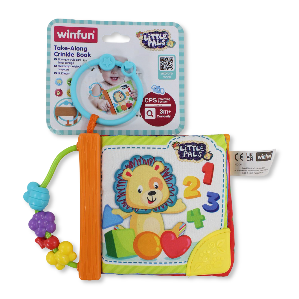 كتاب قماش تعليمي للاطفال من وين فن