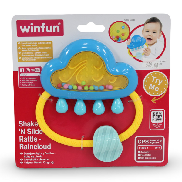 WinFun Baby Rattle Rain Cloud