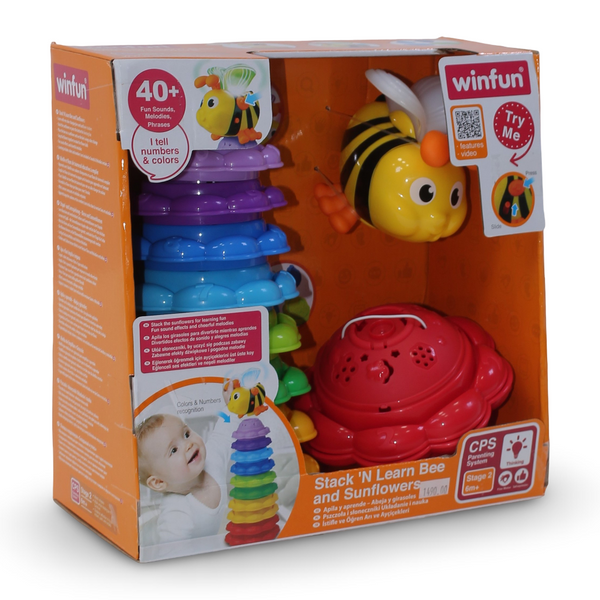 WinFun Stack 'N Learn Bee and Sunflowers