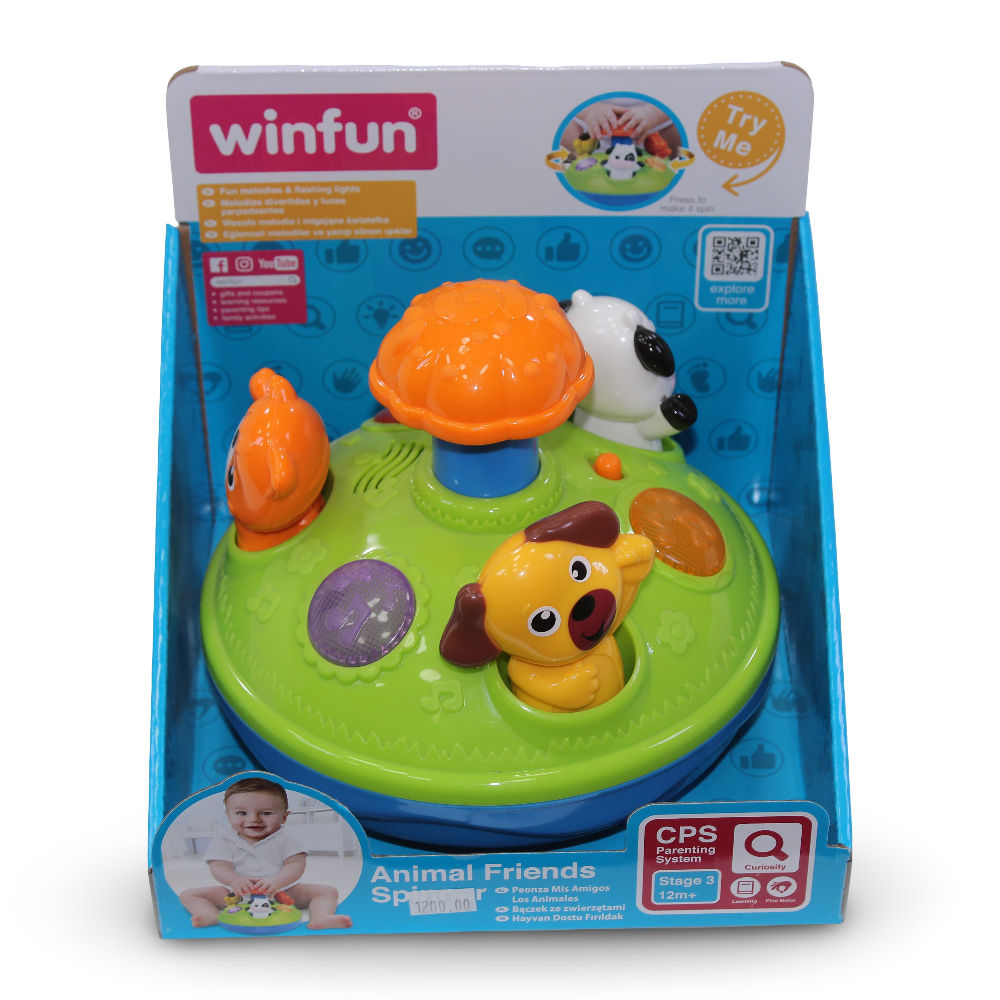WinFun Animal Friends Spinner