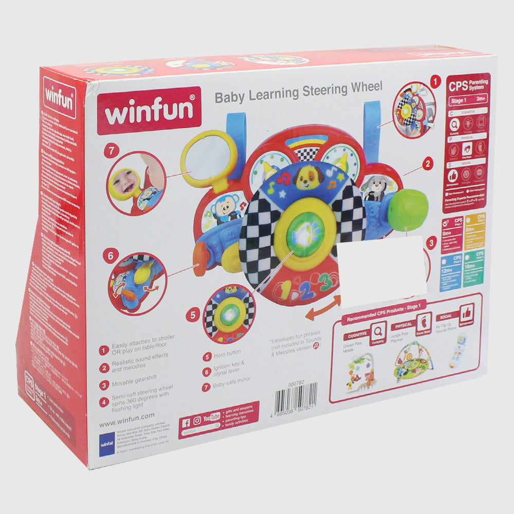 WinFun Baby Learning Steering Wheel Kids Toy