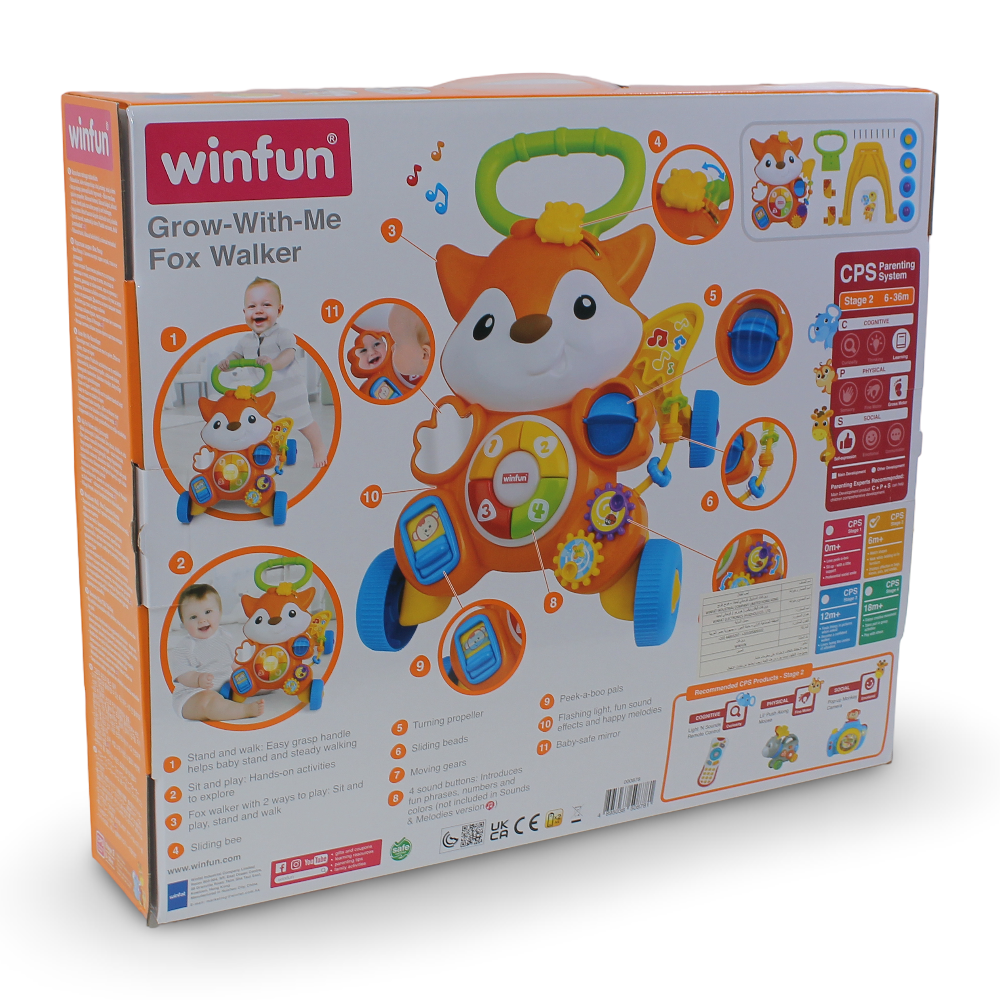 WinFun Grow With Me Fox Walker