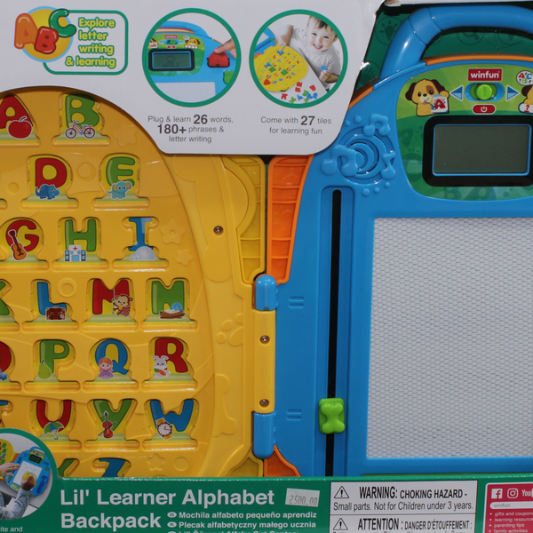 WinFun Lil' Learner Alphabet Backpack