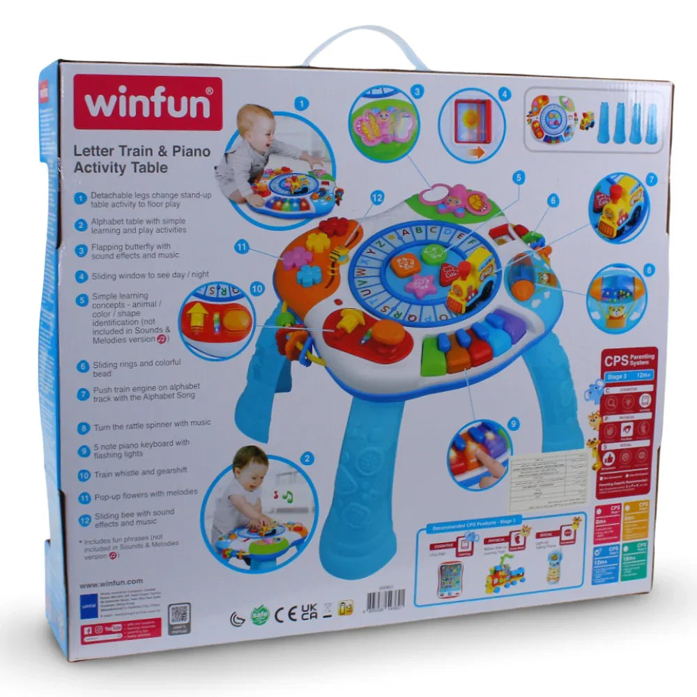 WinFun Letter & Piano Table