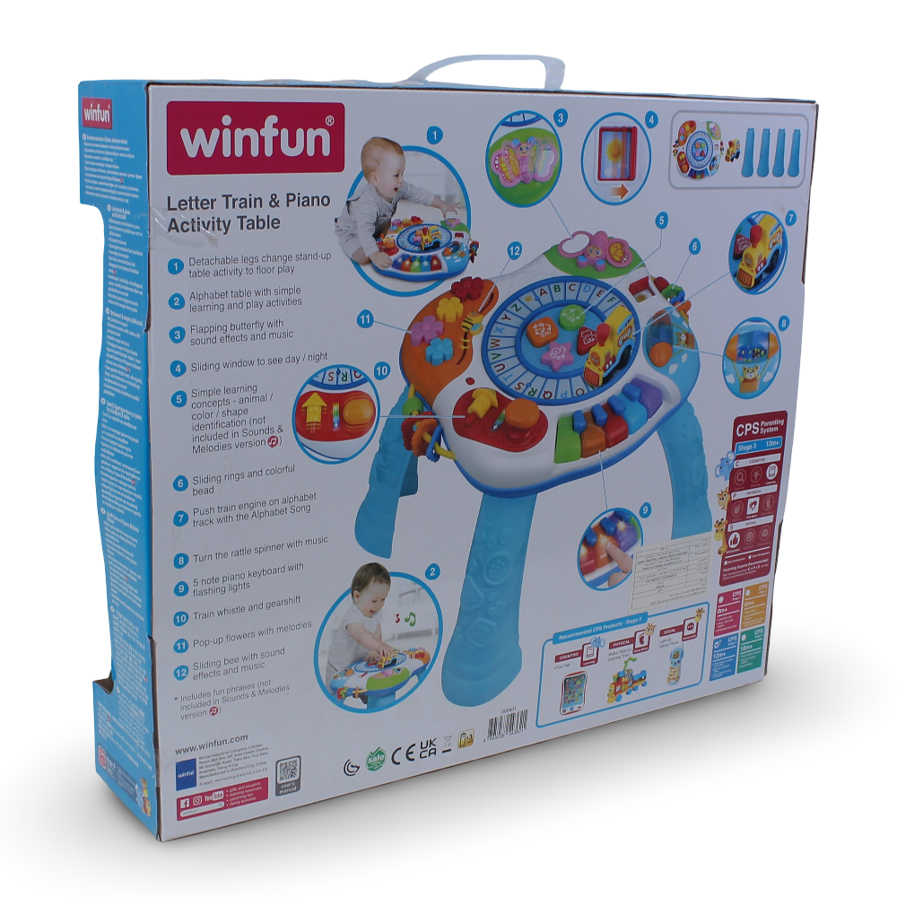 WinFun Letter & Piano Table