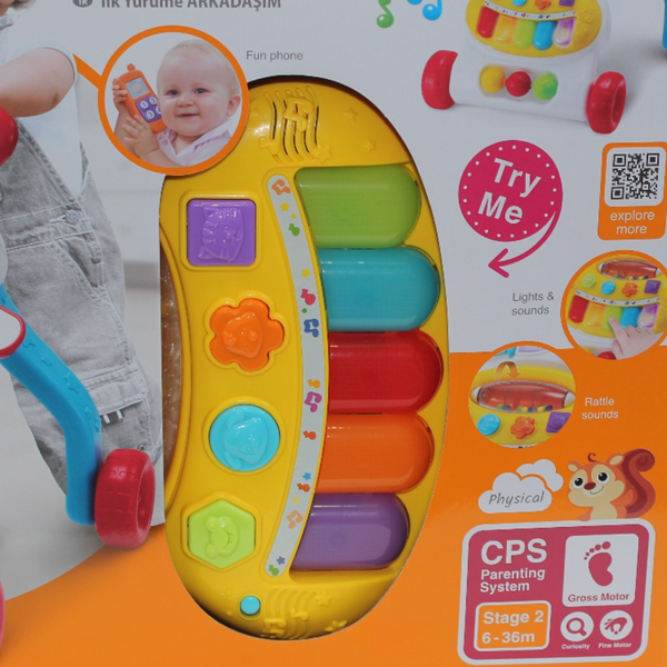 WinFun Puppy With Me Push Activity Walker