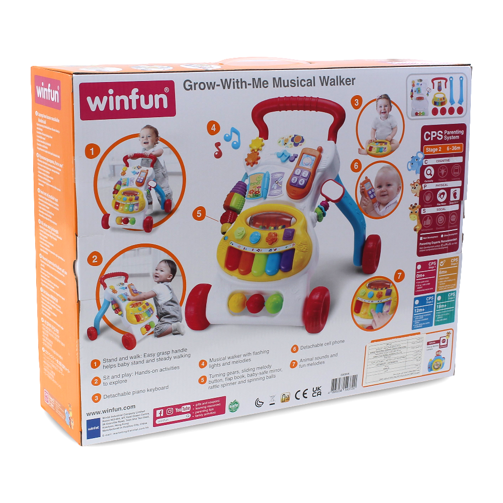 WinFun Puppy With Me Push Activity Walker