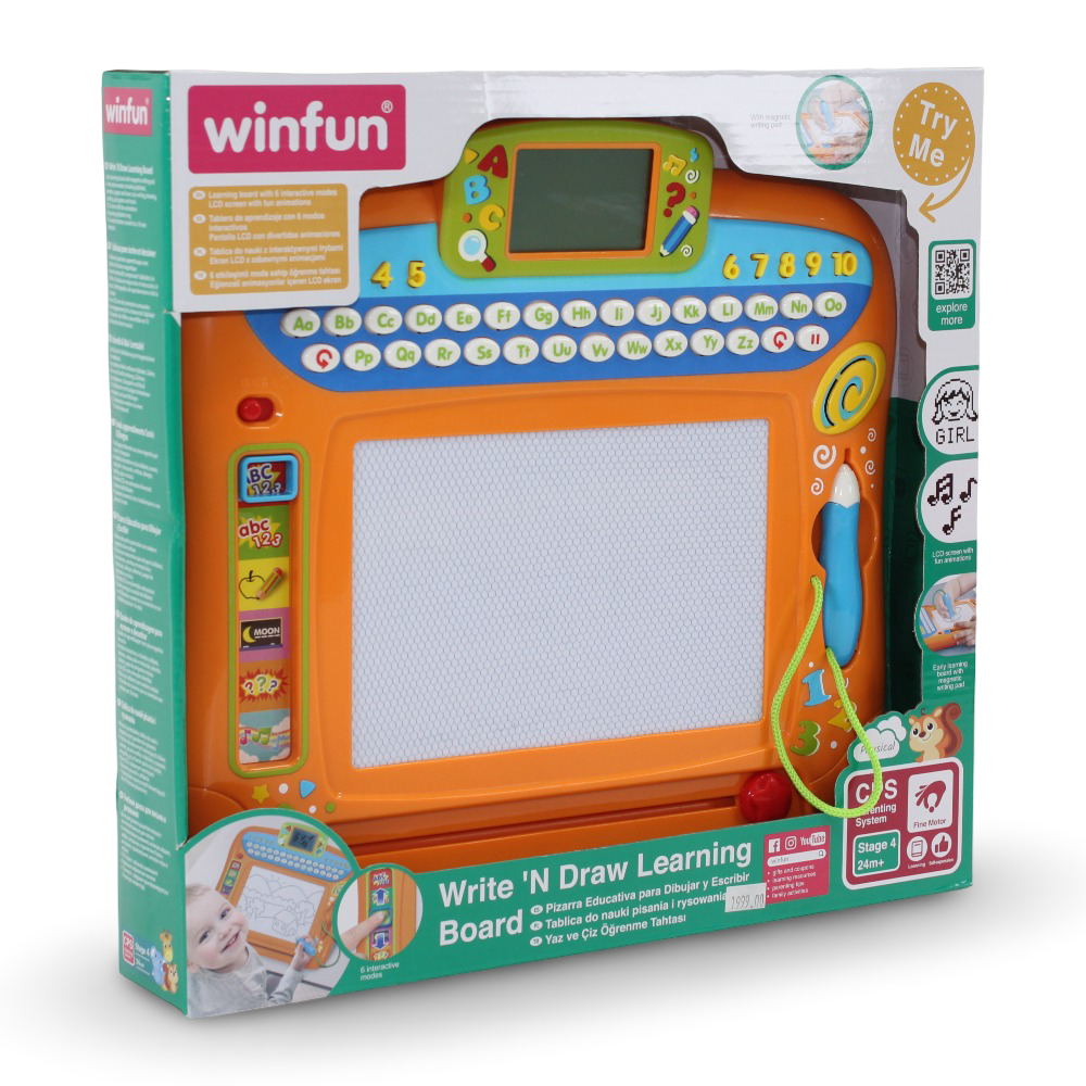 WinFun Baby Toy Write N' Draw Learning Board
