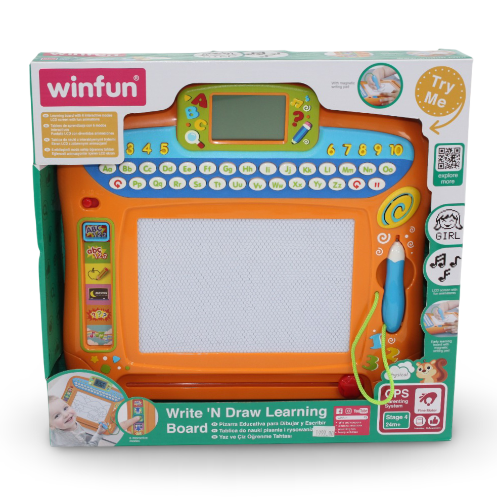 WinFun Baby Toy Write N' Draw Learning Board