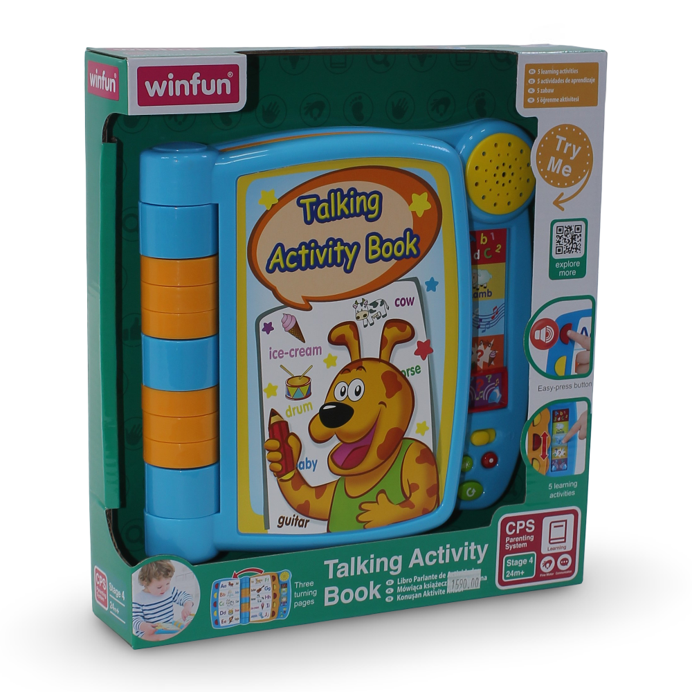 WinFun Talking Activity Book Game