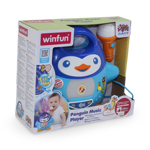 Winfun Penguin Music Player with Microphone