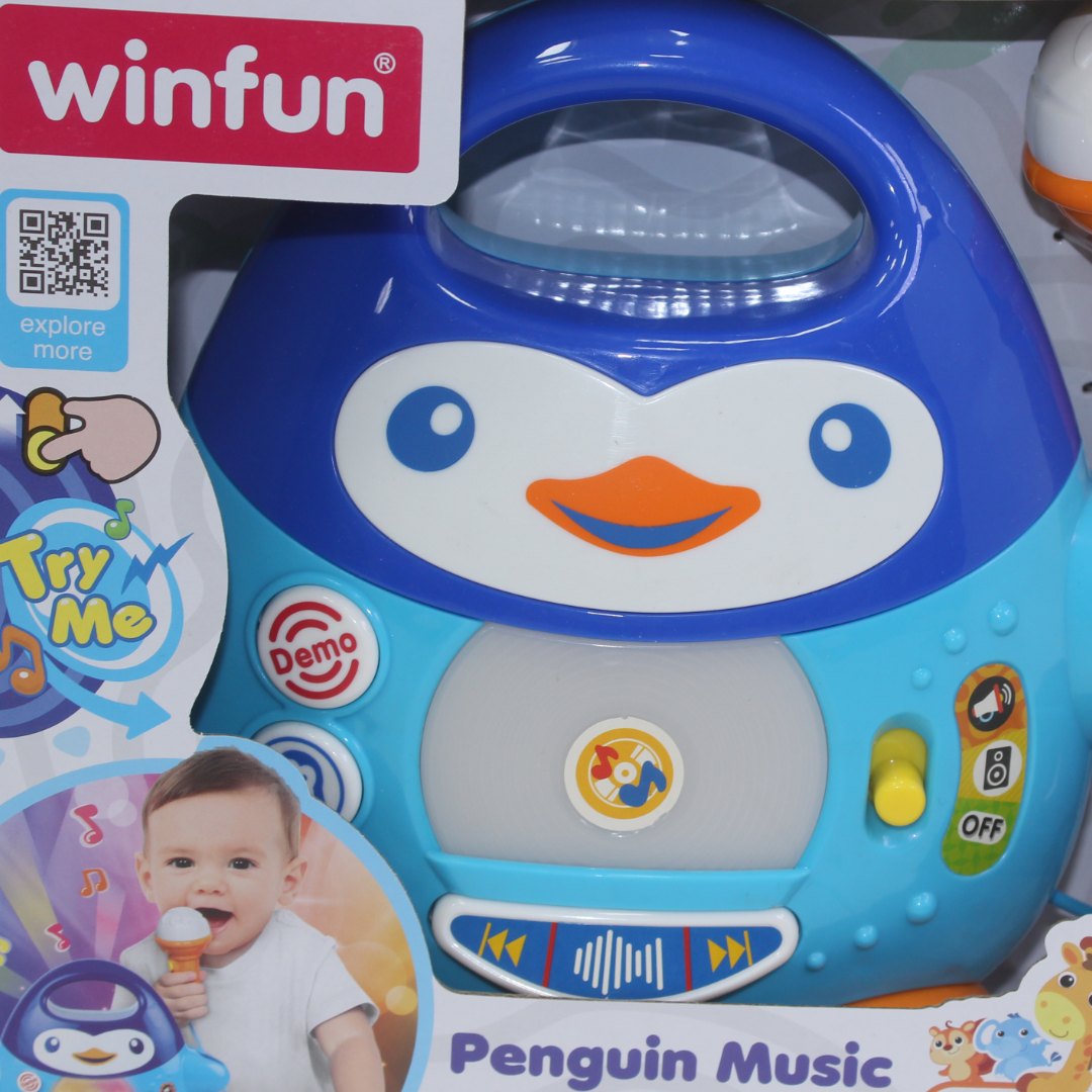 Winfun Penguin Music Player with Microphone