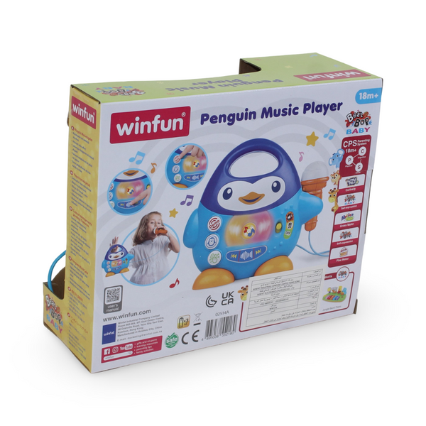 Winfun Penguin Music Player with Microphone