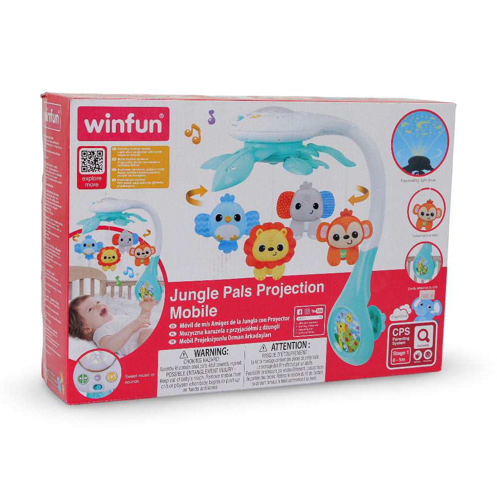 WinFun Jungle Pals Projection Mobile