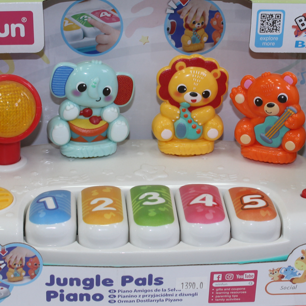 WinFun Jungle Pals Piano Toy