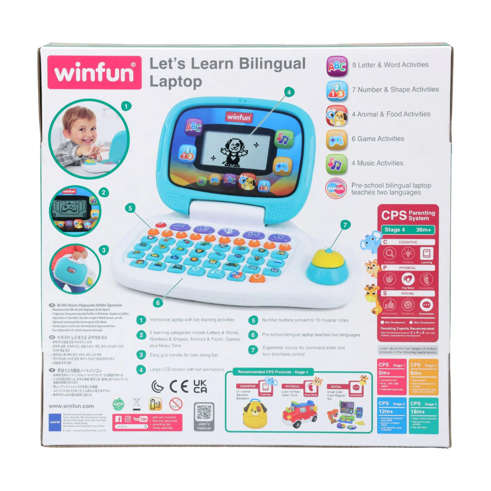WinFun Let's Learn Bilingual Laptop