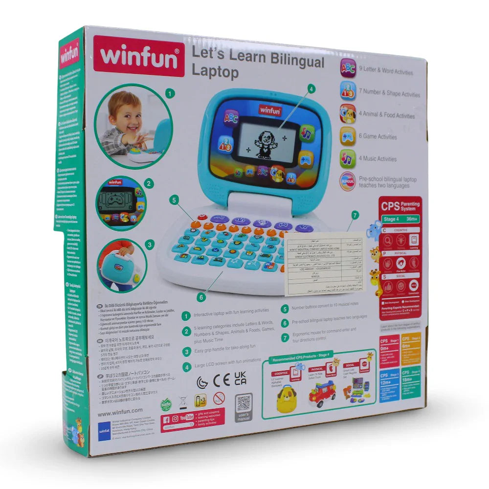 WinFun Let's Learn Bilingual Laptop