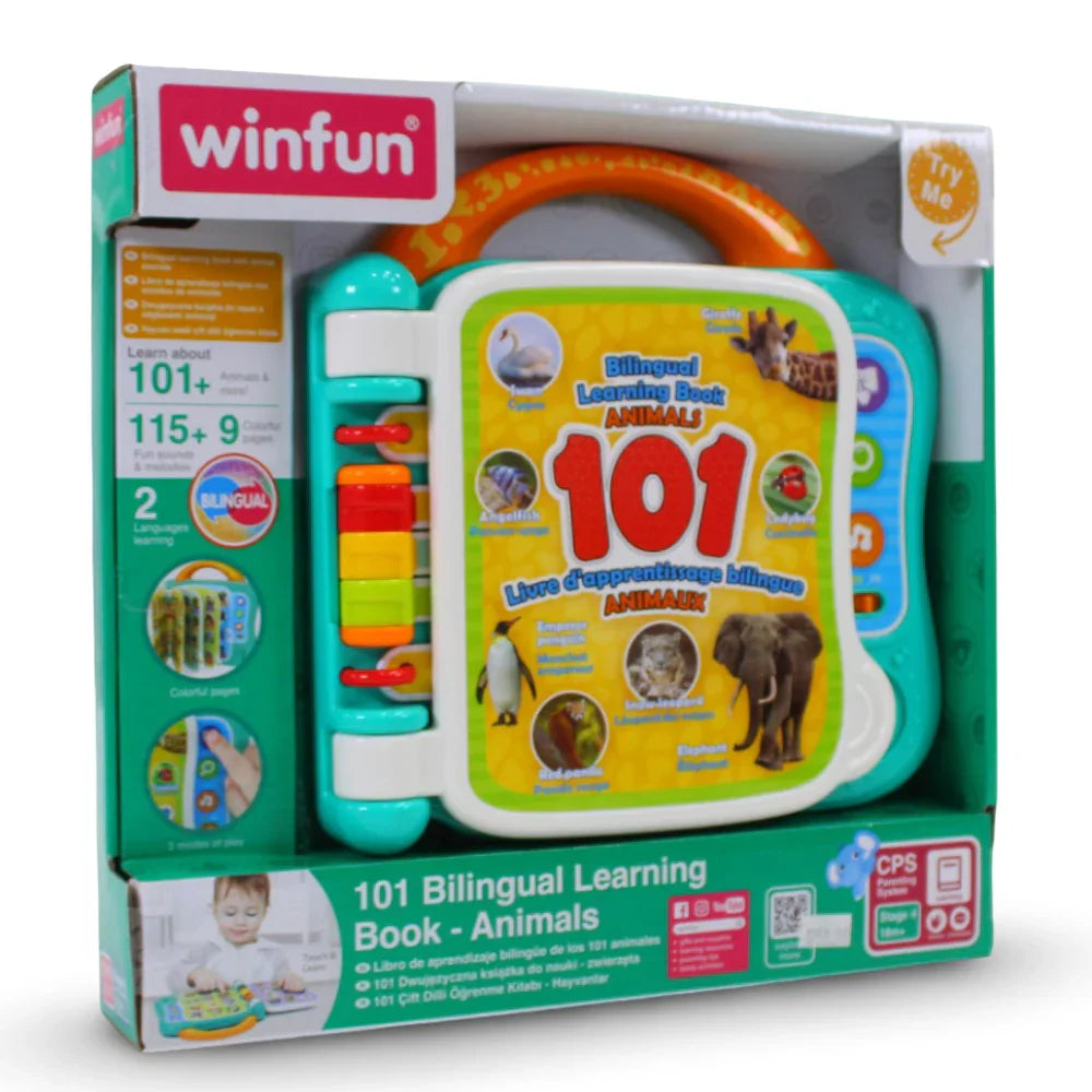 WinFun Bilingual Learning Book – Animals