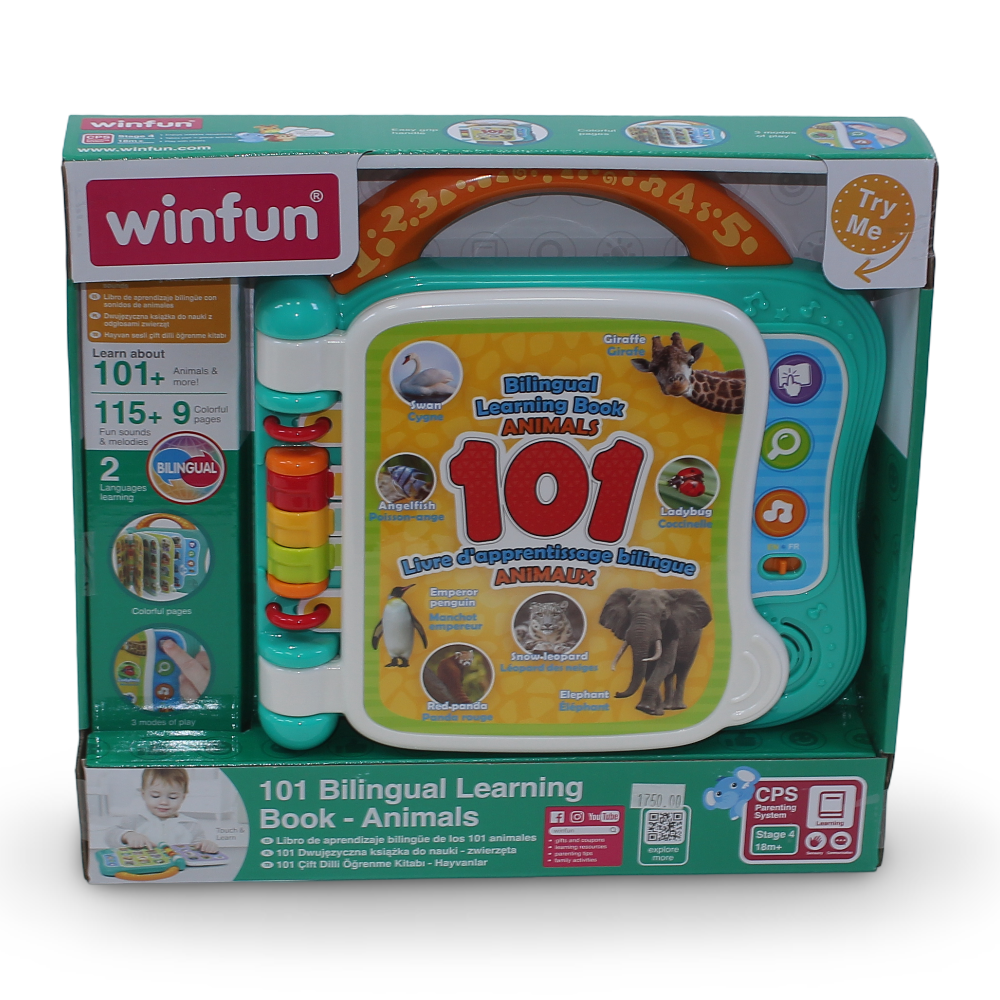 WinFun Bilingual Learning Book – Animals