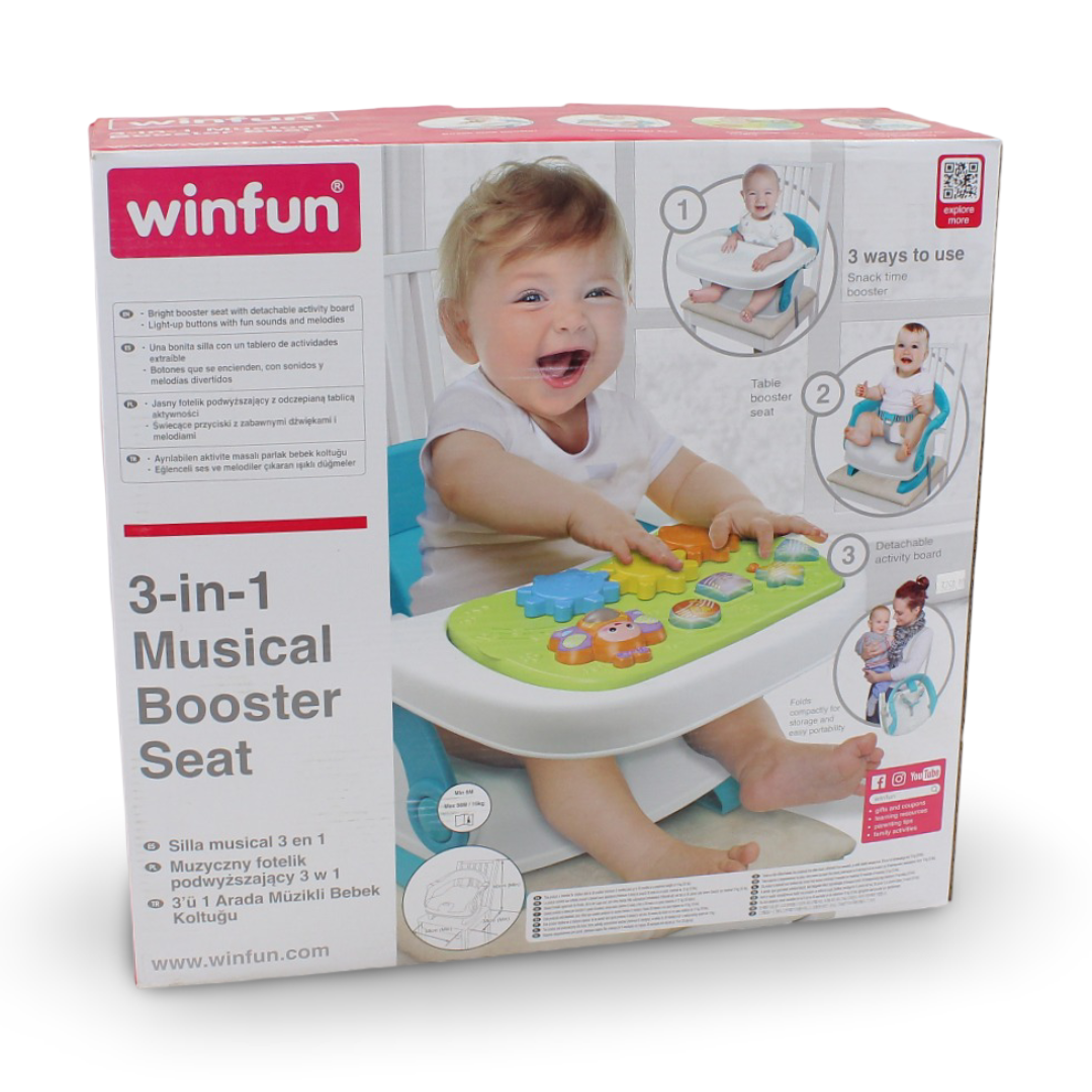Winfun 3-in-1 Musical Booster Seat - Toys - cecil
