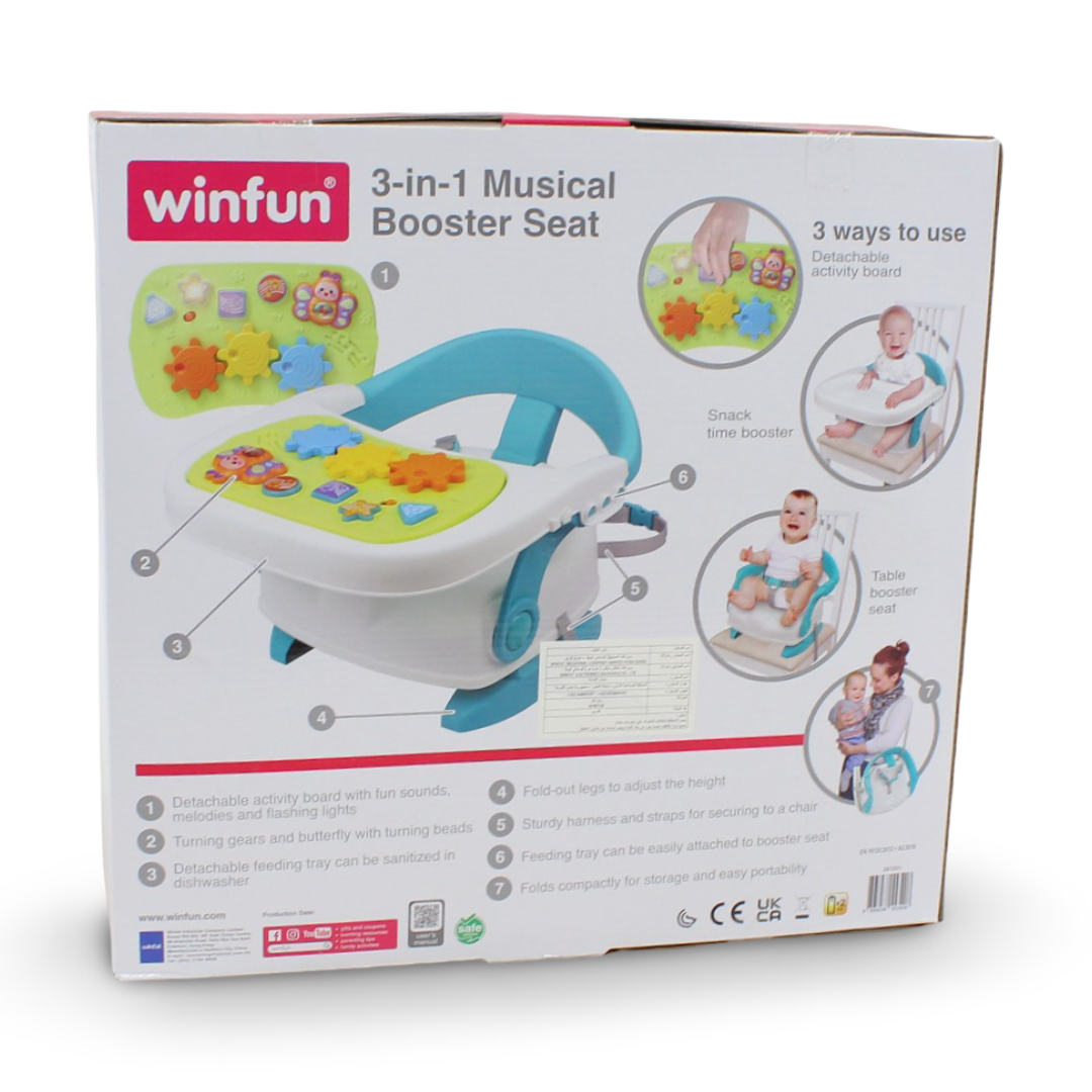 Winfun 3-in-1 Musical Booster Seat