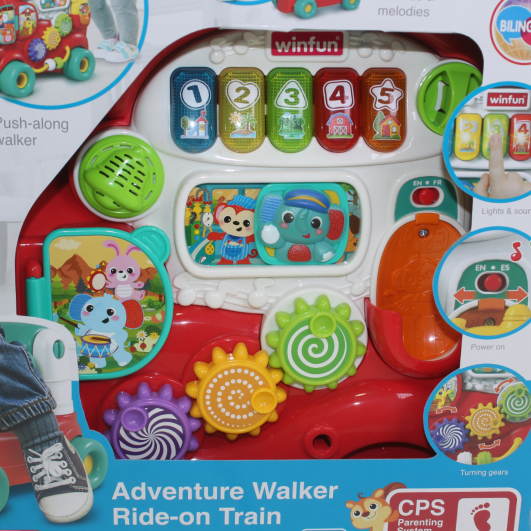 WinFun Adventure Walker Ride-On Train Toy