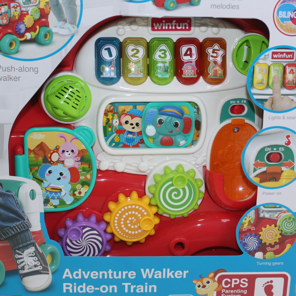 WinFun Adventure Walker Ride-On Train Toy