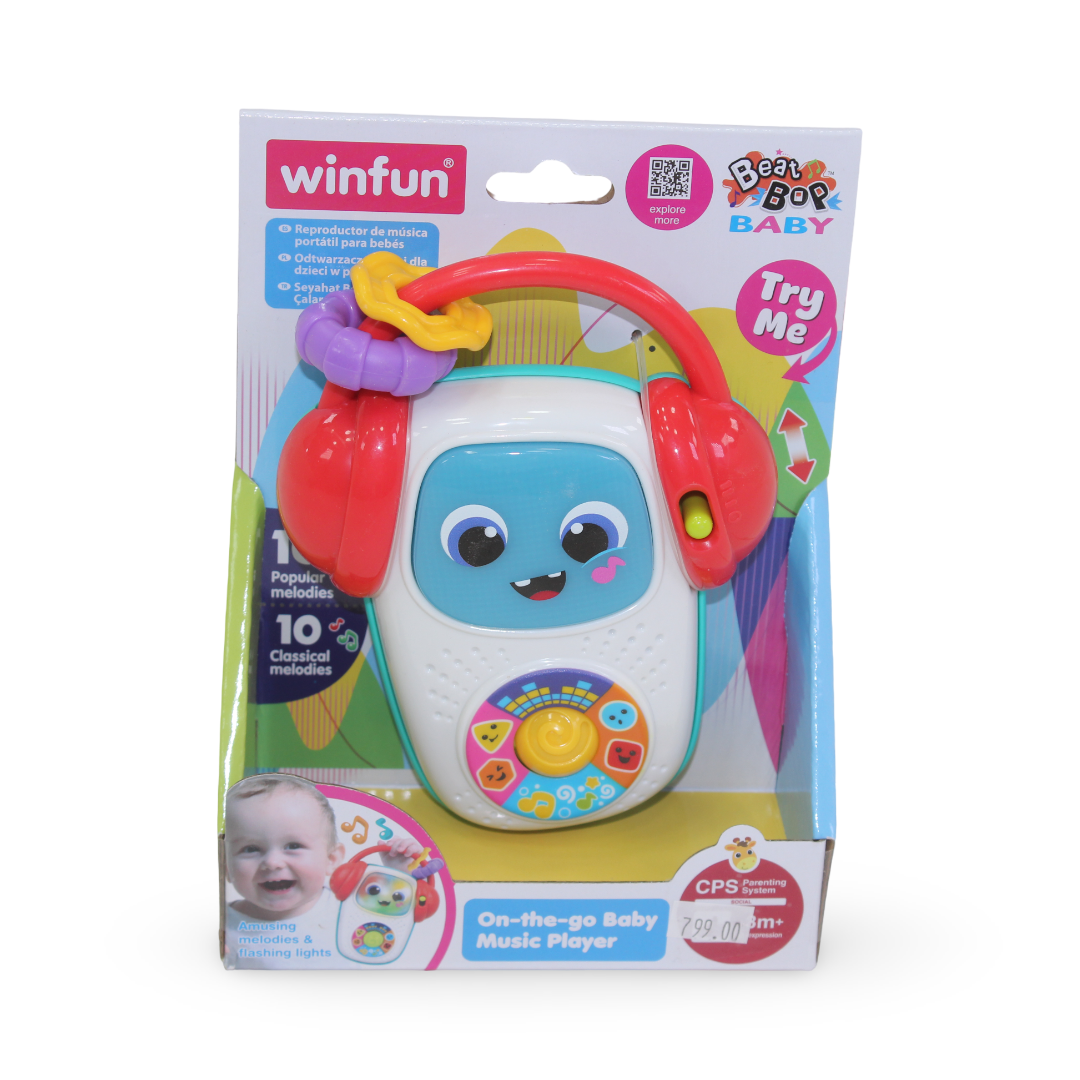 WinFun Beat Bop Baby On-the-Go Baby Music Player