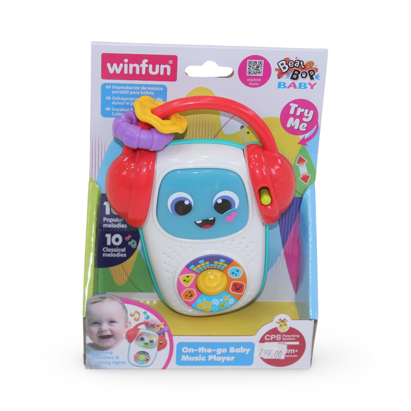 WinFun Beat Bop Baby On-the-Go Baby Music Player