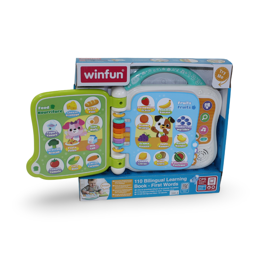 WinFun 110 Bilingual Learning Book – First Words