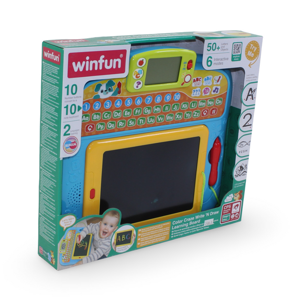 WinFun Color Craze Write 'N Draw Learning Board