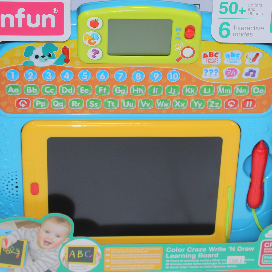 WinFun Color Craze Write 'N Draw Learning Board
