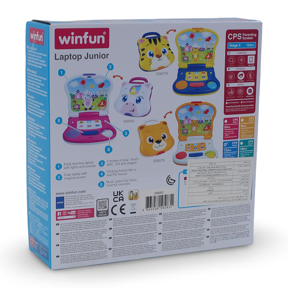 WinFun Unicorn Laptop Junior