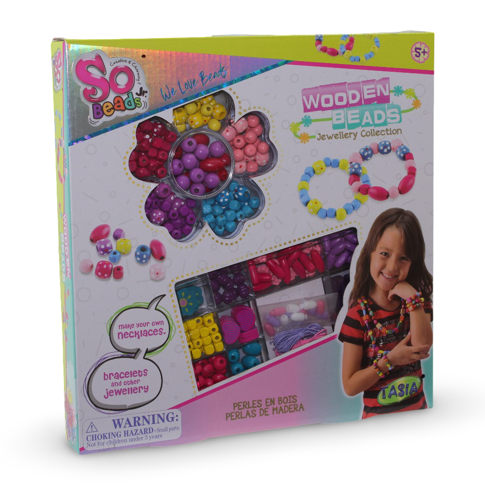 So Beads Wooden Beads Jewellery Collection Set - Toys